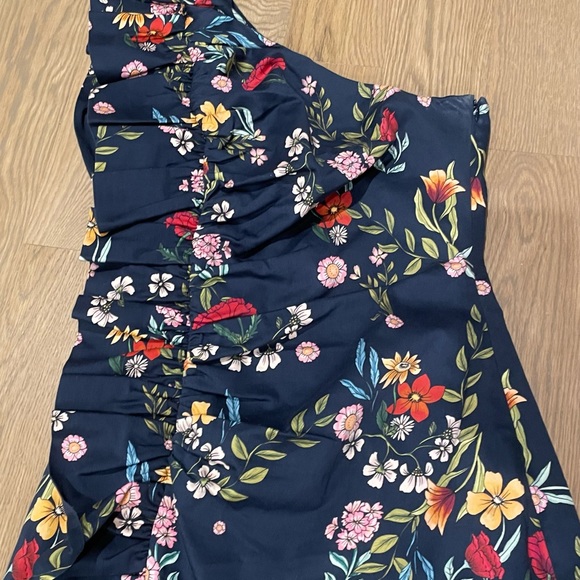 C/MEO No Matter One-Shoulder Ruffle Minidress AMPHORA - Picture 8 of 11